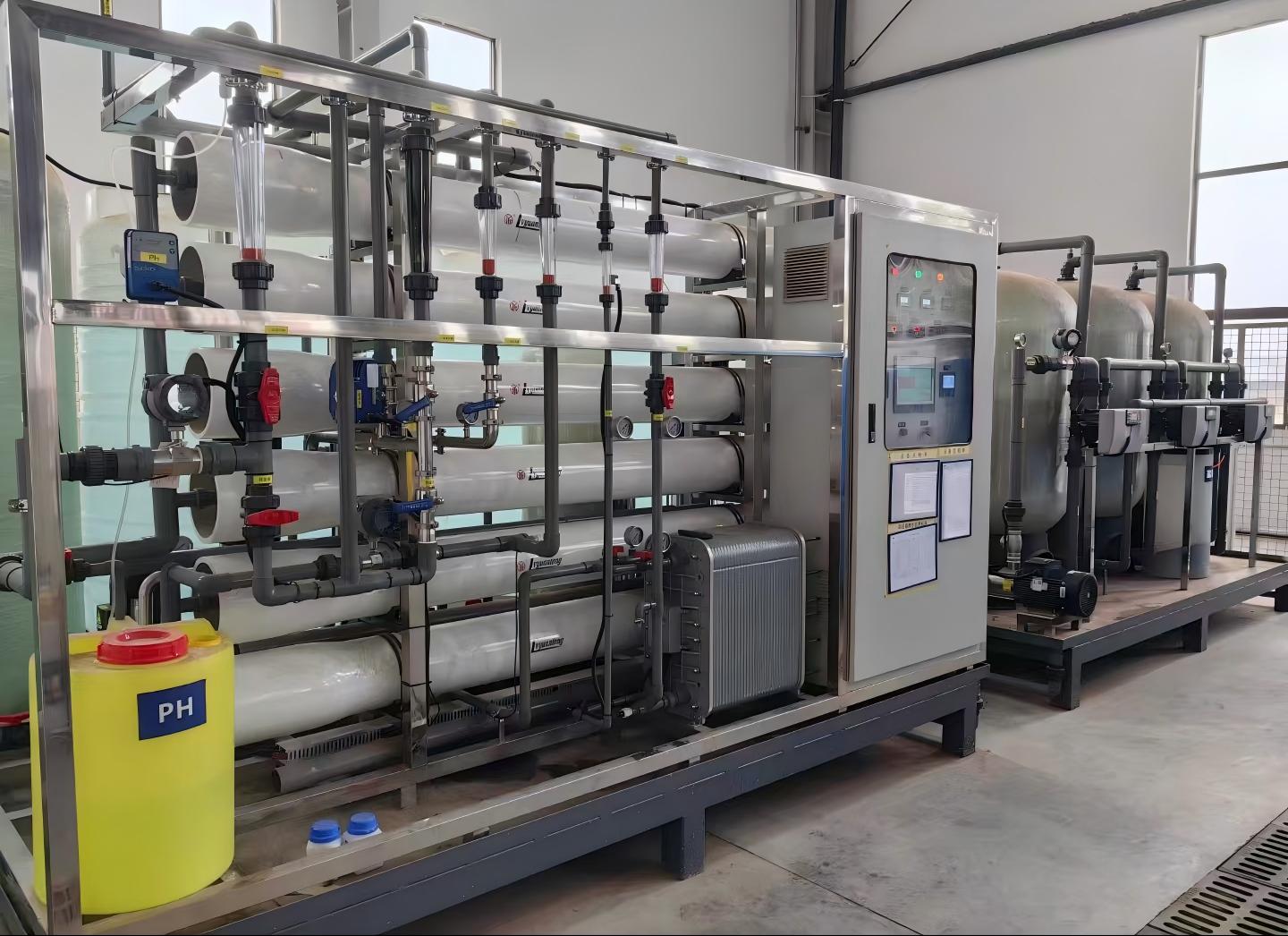 8T/H双级反渗透+EDI 超纯水设备