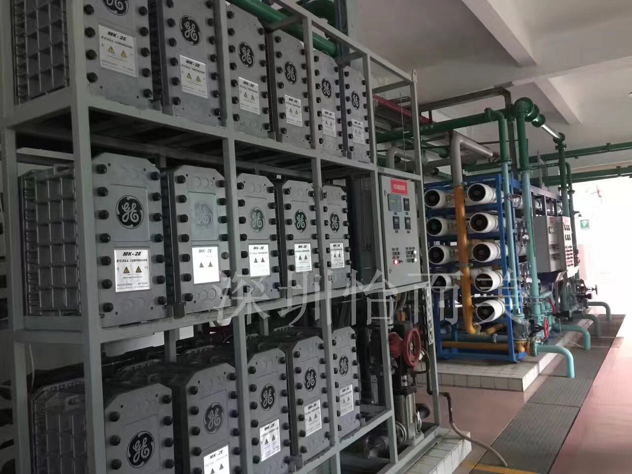 80T/H双级反渗透+EDI超纯水设备