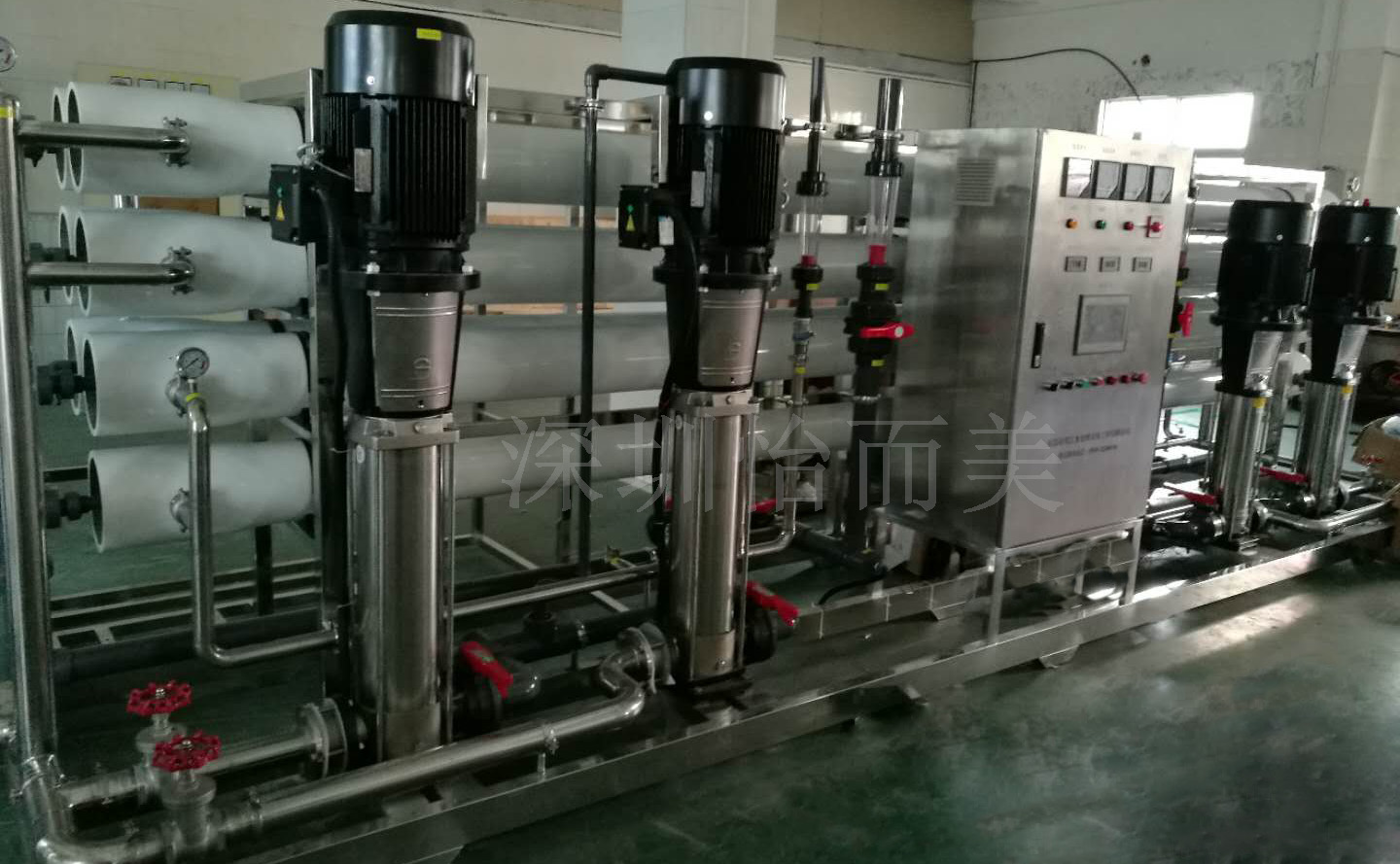 15T/H双级反渗透纯水设备