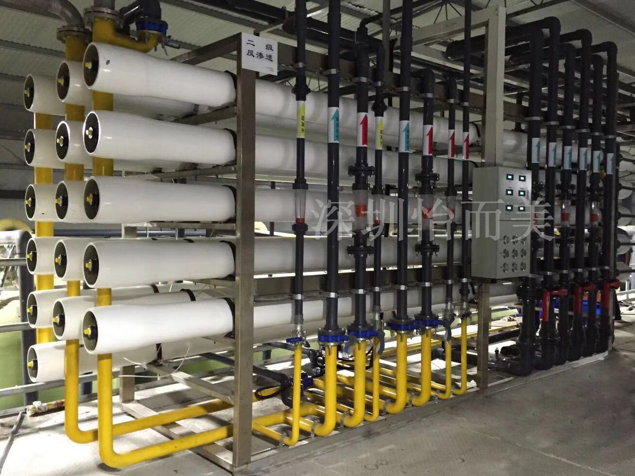 100T/H双级反渗透纯水设备
