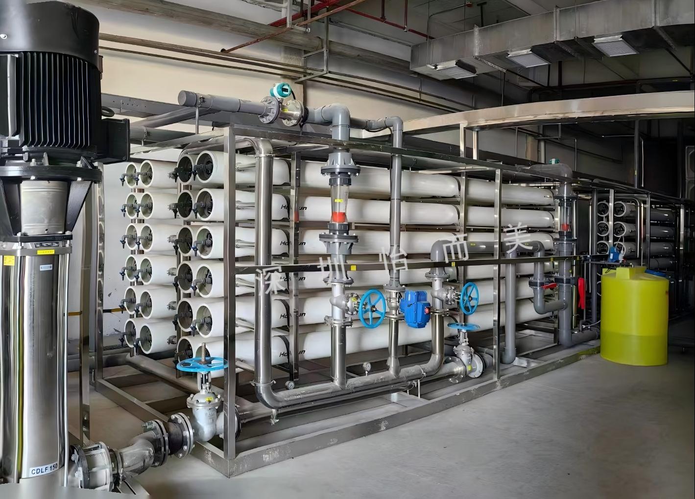 200T一级+50T双级+EDI+核级树脂超纯水设备