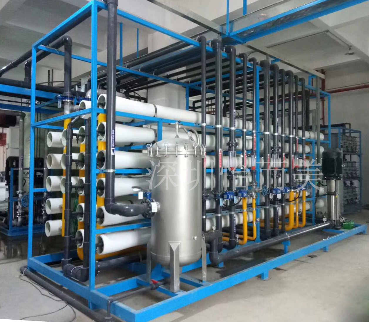 25T/H双级反渗透+EDI+核级树脂 超纯水设备